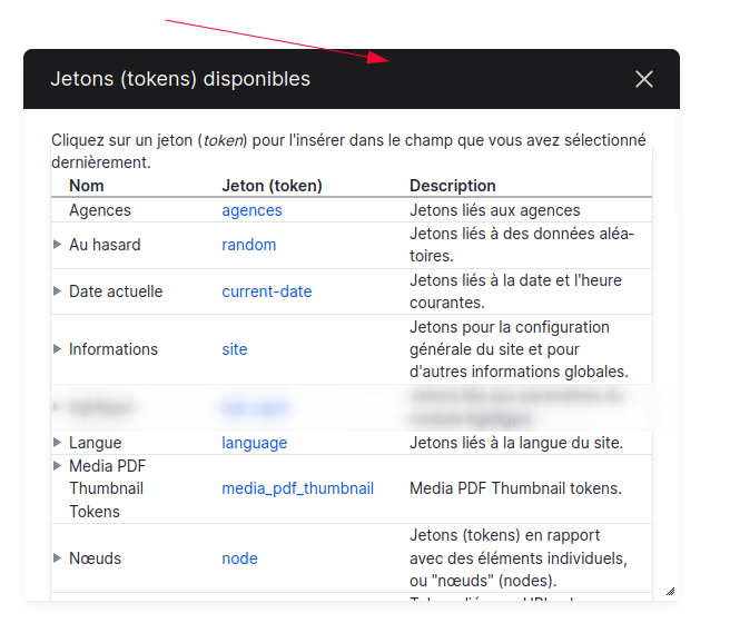 deplacer-la-fenetre-de-recherche-des-jetons
